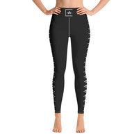 -SYC- Striped High-Waisted Yoga Leggings