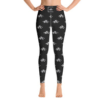 -SYC- Logo High-Waisted Yoga Leggings