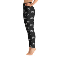 -SYC- Logo High-Waisted Yoga Leggings