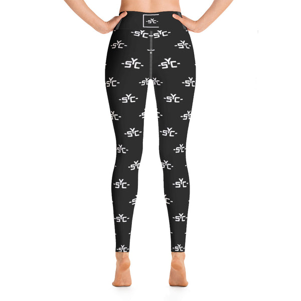 Leggings with allover logo