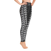 The "LV" Edition - SYC- logo High-Waisted Yoga Leggings